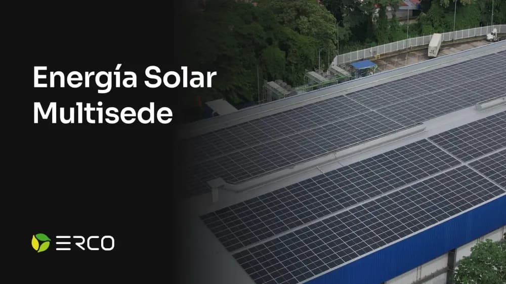 ¿Qué es la energia solar multisede?
