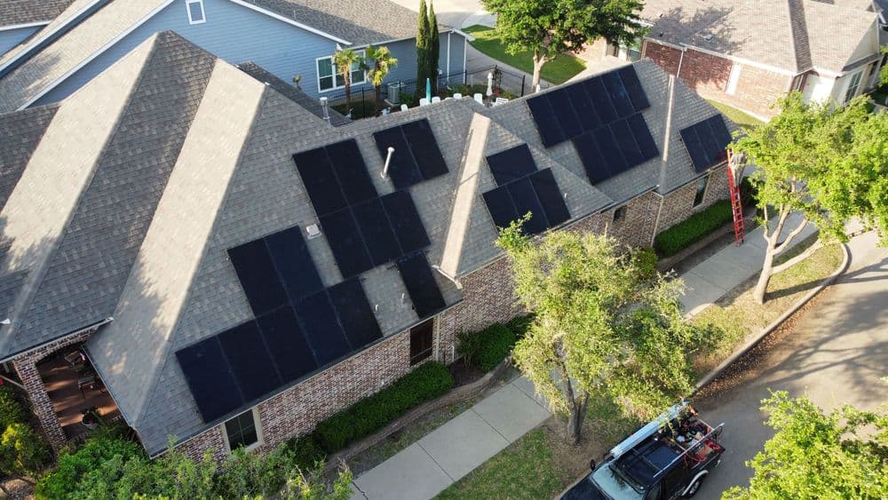 Solar energy project of 14.52 kW on North Richland Hills, Texas.